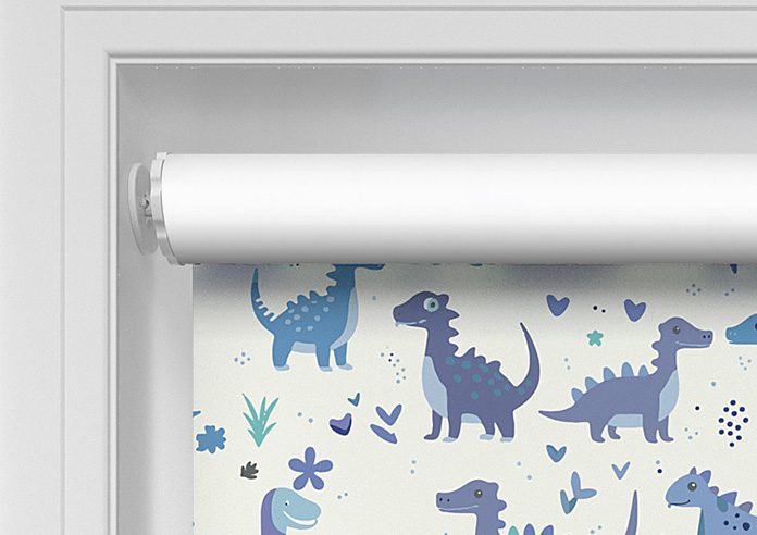 Dino Land, Blue Denim - Twist&Fit Roller Blind - Image 9